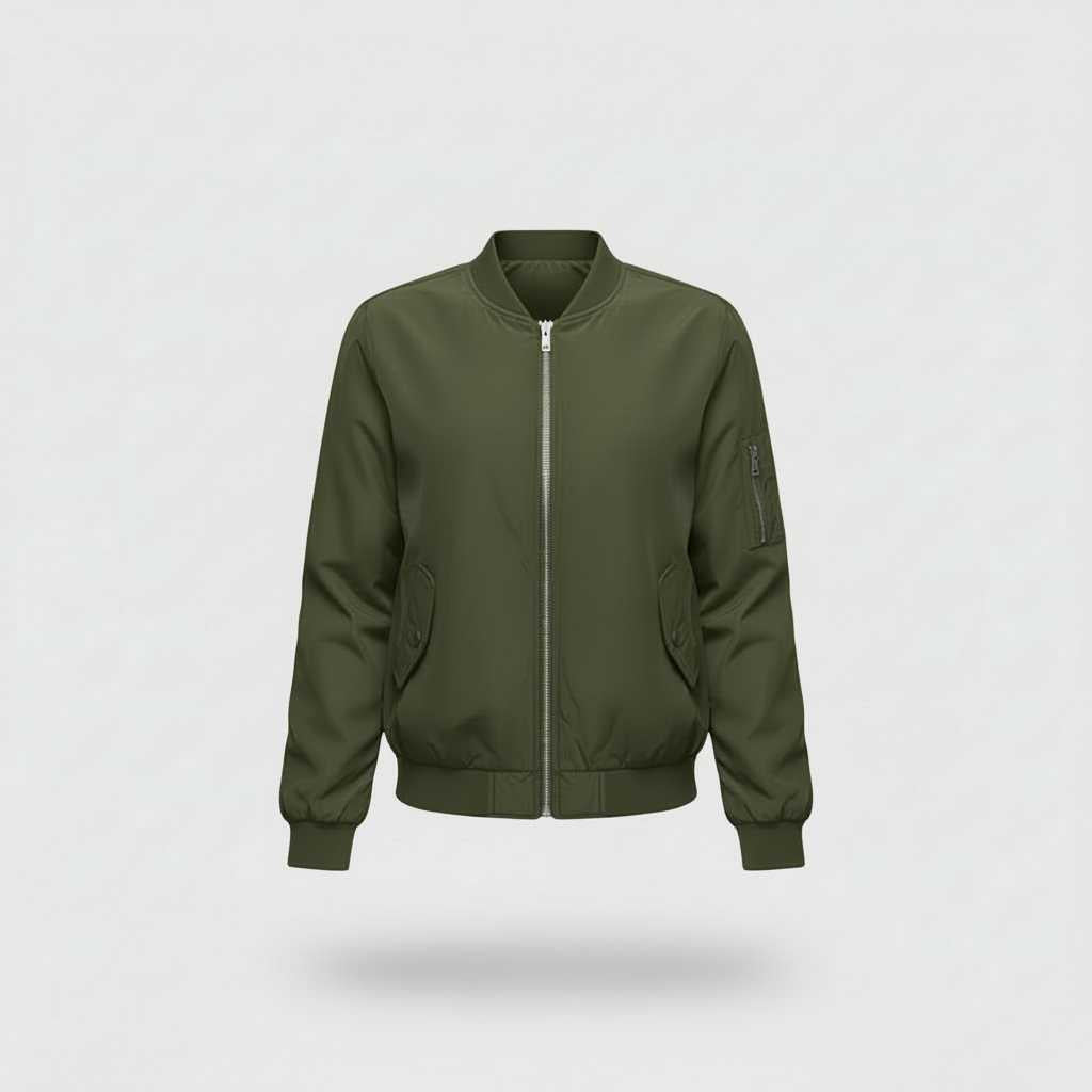 Bomber Corto Donna Elegante | Giacca Sportiva Casual