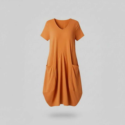 Abito Estivo Ampio con Girocollo | Vestiti Estivi Donna