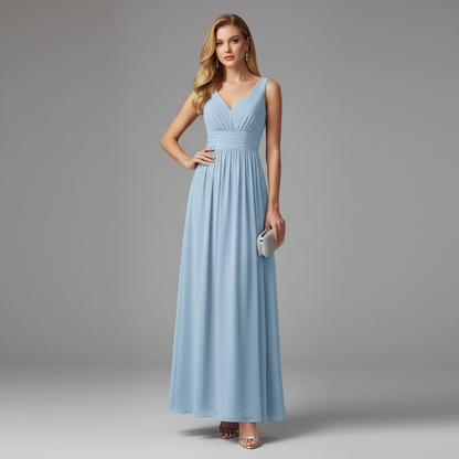 Abito Maxi Donna Scollo a V | Elegante e Versatile