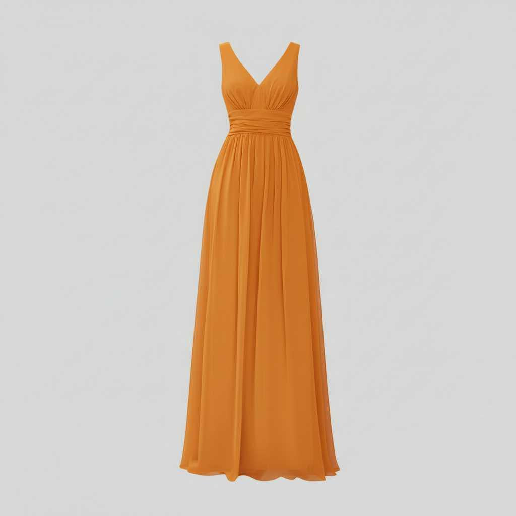 Abito Maxi Donna Scollo a V | Elegante e Versatile