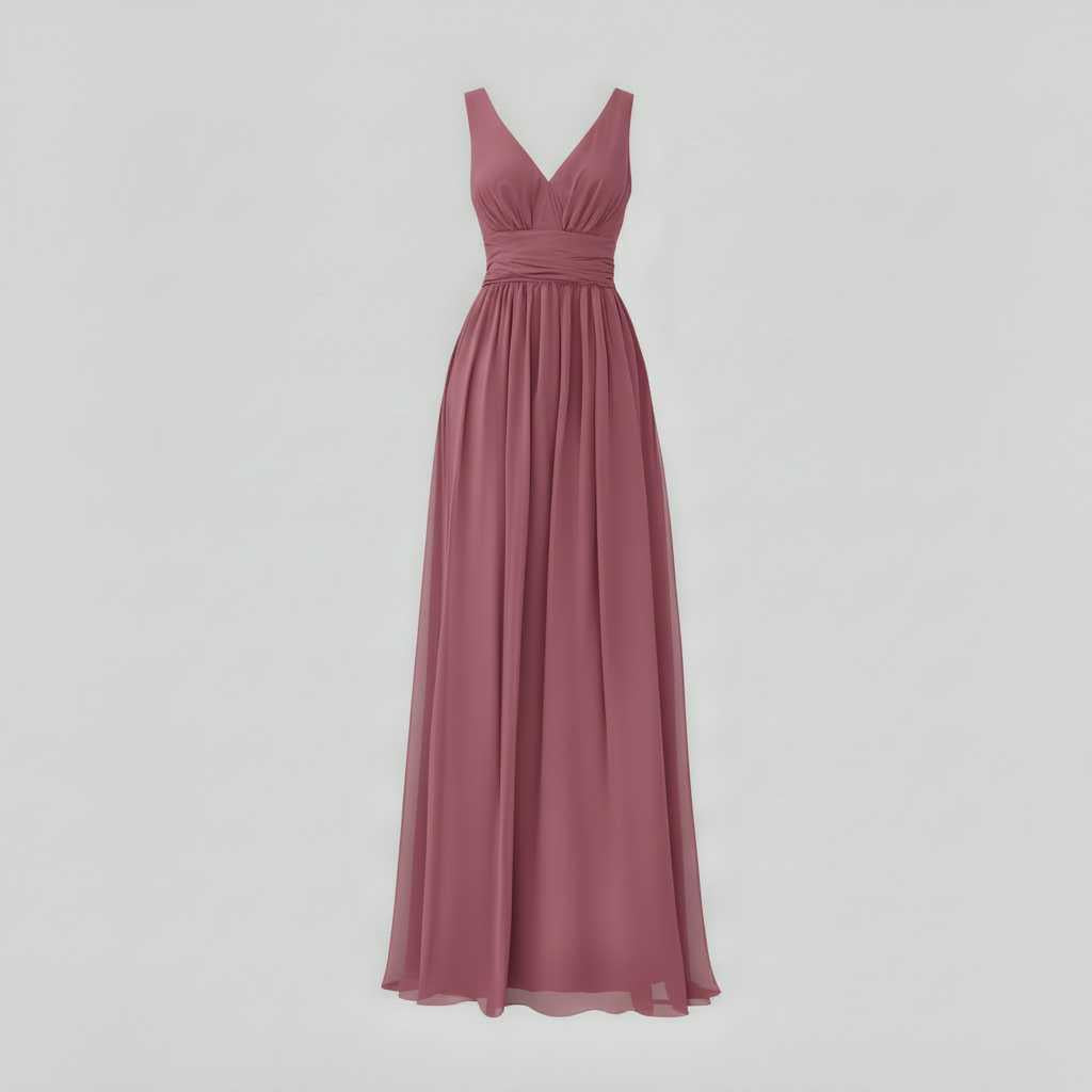 Abito Maxi Donna Scollo a V | Elegante e Versatile