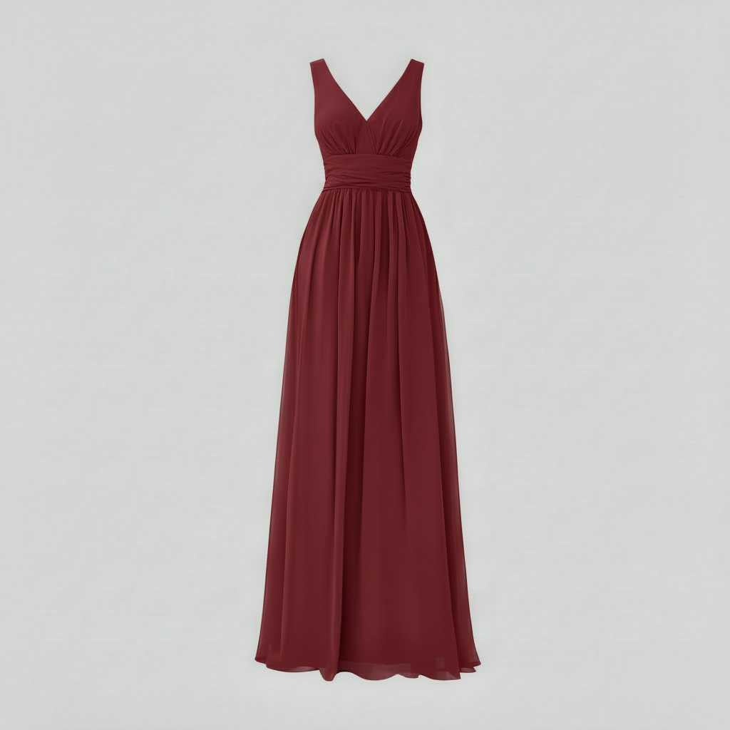 Abito Maxi Donna Scollo a V | Elegante e Versatile