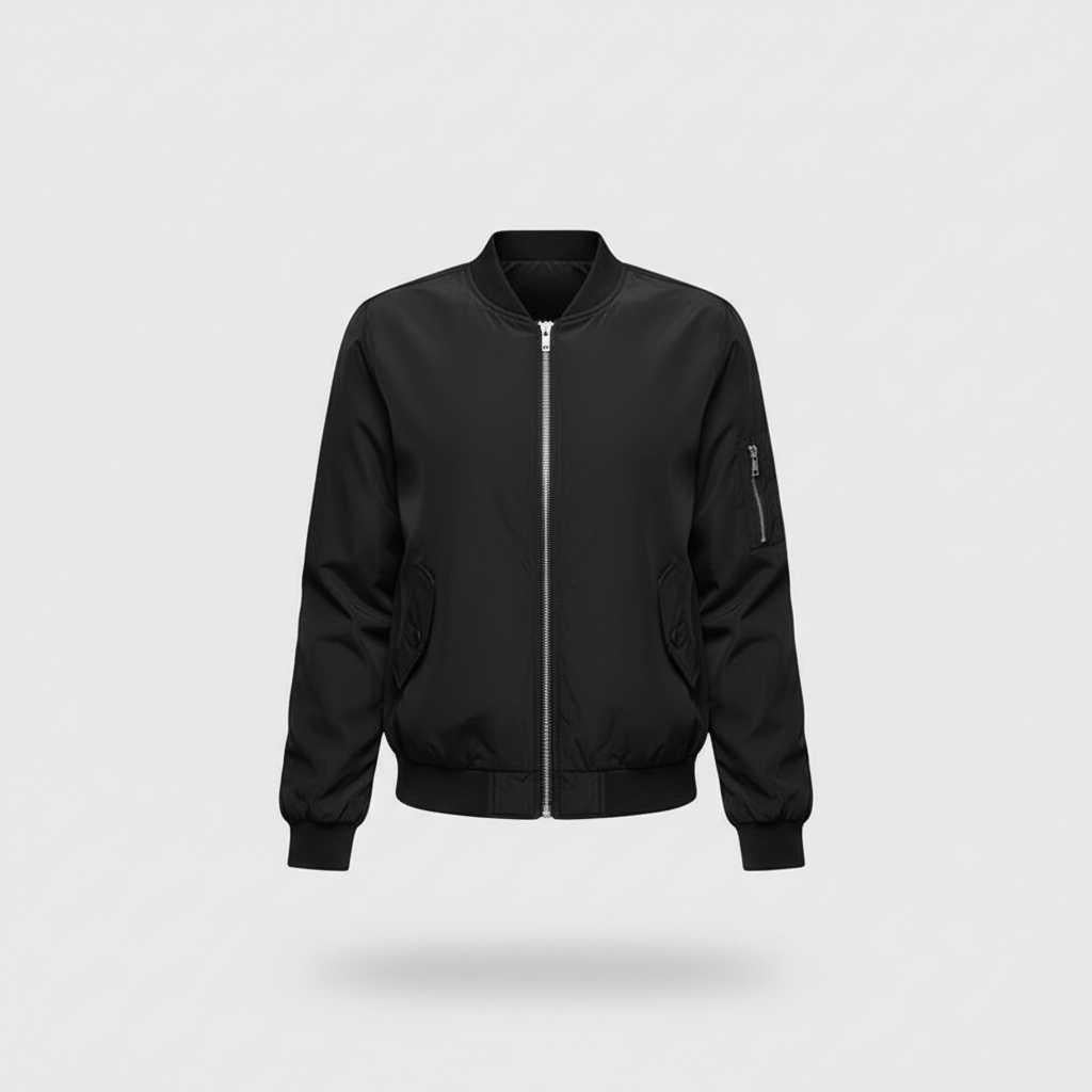Bomber Corto Donna Elegante | Giacca Sportiva Casual