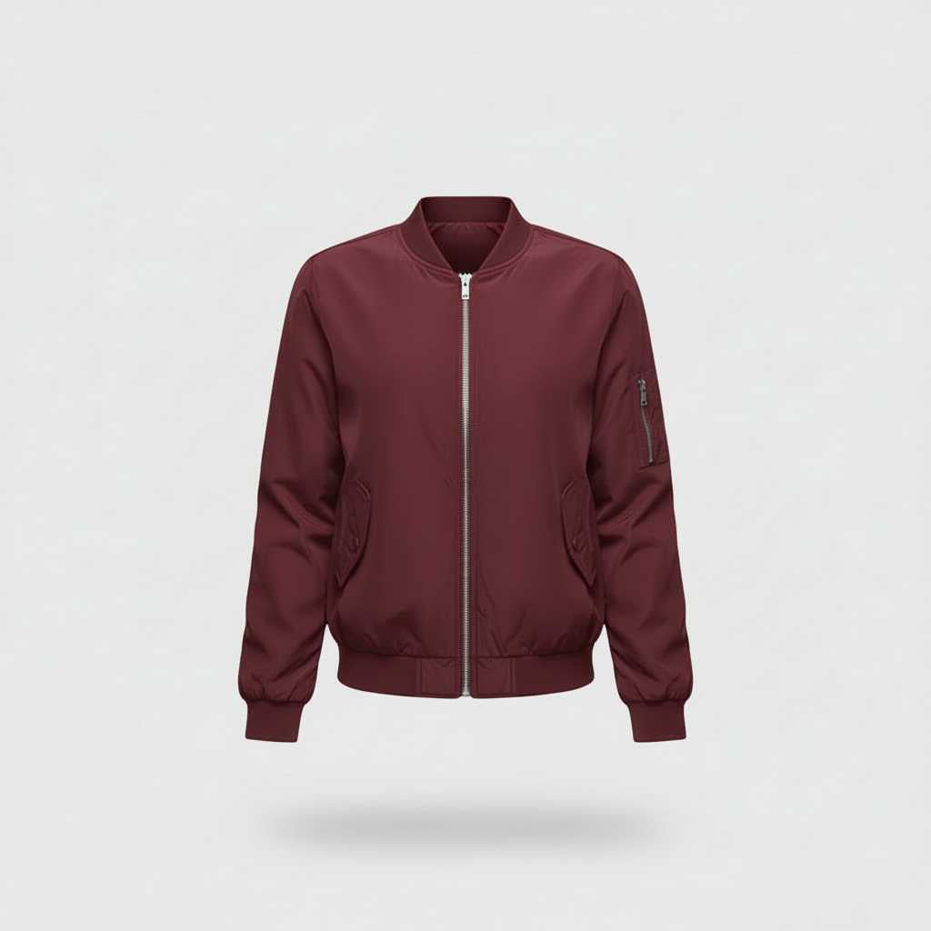Bomber Corto Donna Elegante | Giacca Sportiva Casual