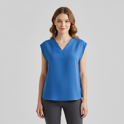 Camicetta Estiva Donna Scollo a V | Camicette Donna Eleganti