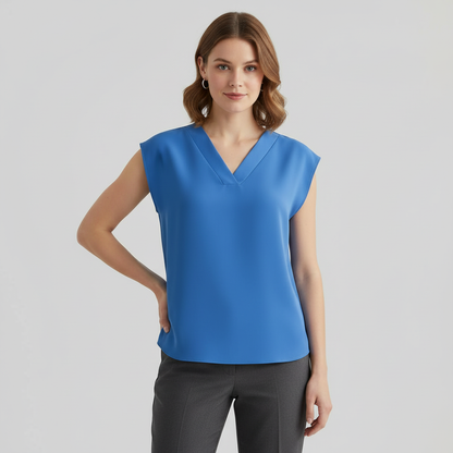 Camicetta Estiva Donna Scollo a V | Camicette Donna Eleganti