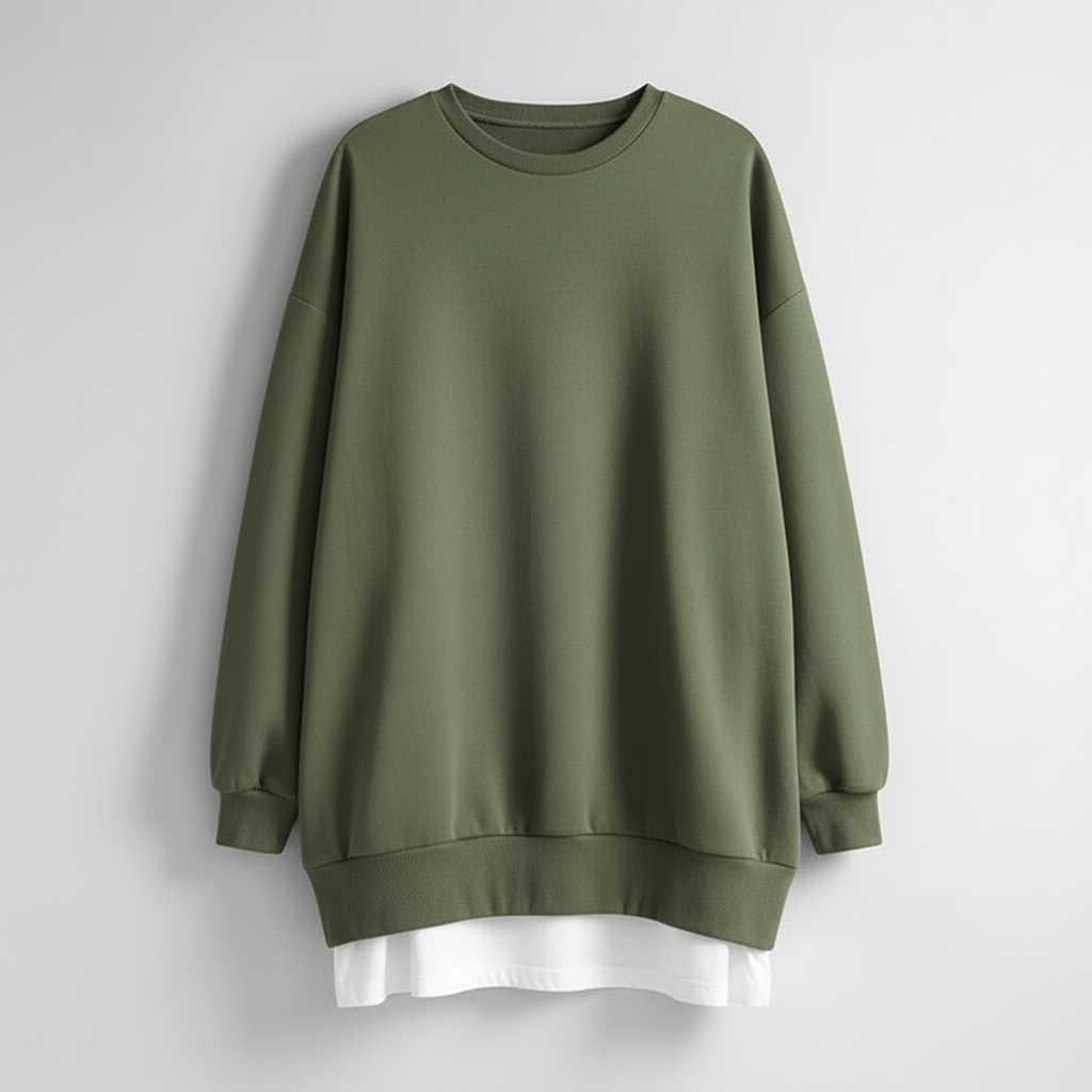 Felpa Oversize Donna | Maniche Lunghe in Cotone Morbido