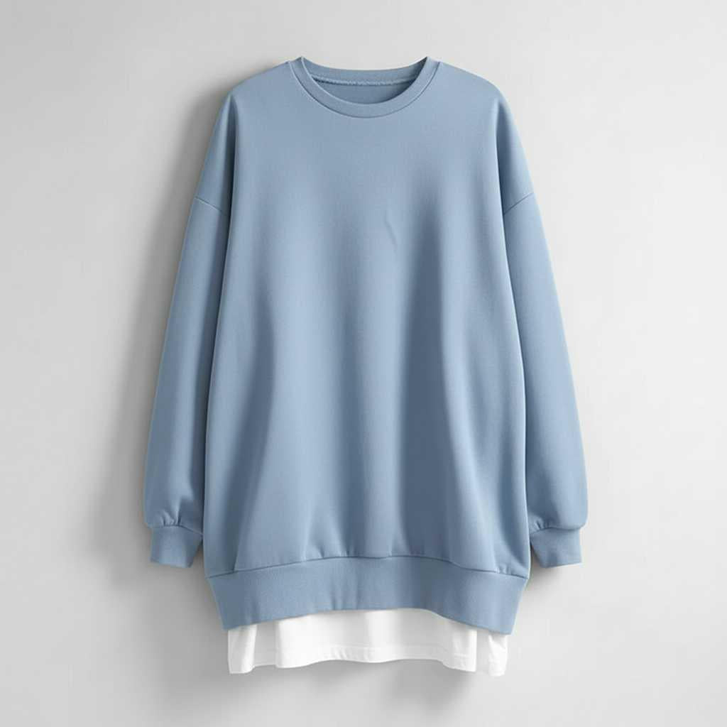 Felpa Oversize Donna | Maniche Lunghe in Cotone Morbido