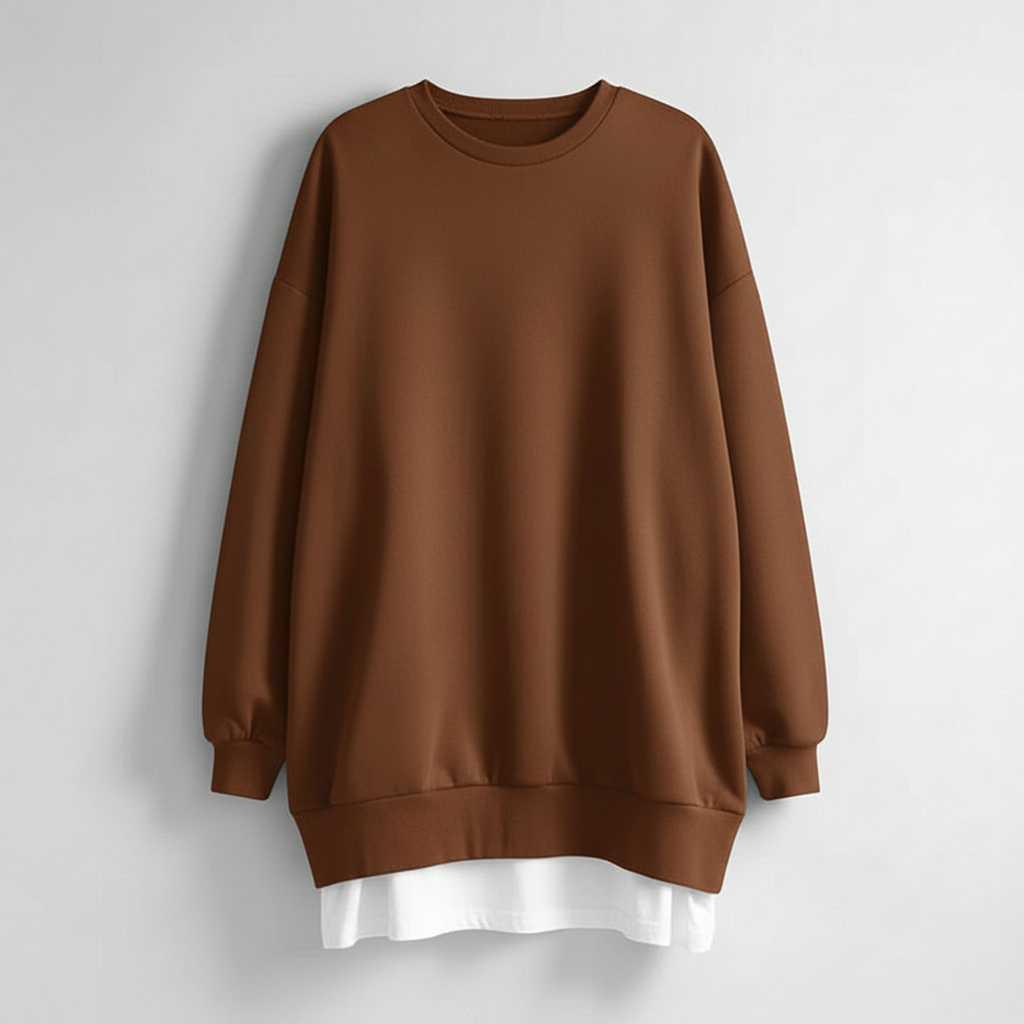 Felpa Oversize Donna | Maniche Lunghe in Cotone Morbido