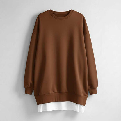 Felpa Oversize Donna | Maniche Lunghe in Cotone Morbido