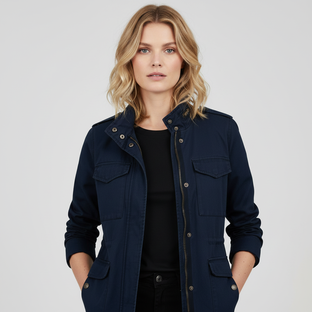 Giacca Moderna Donna | Giacca con Cerniera Casual Elegante