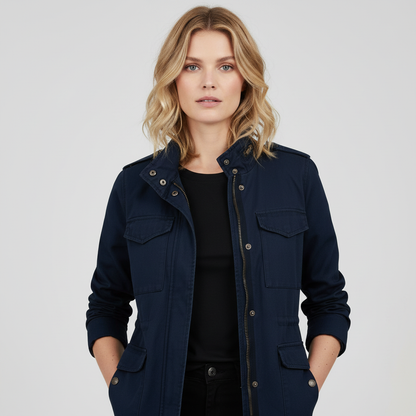 Giacca Moderna Donna | Giacca con Cerniera Casual Elegante