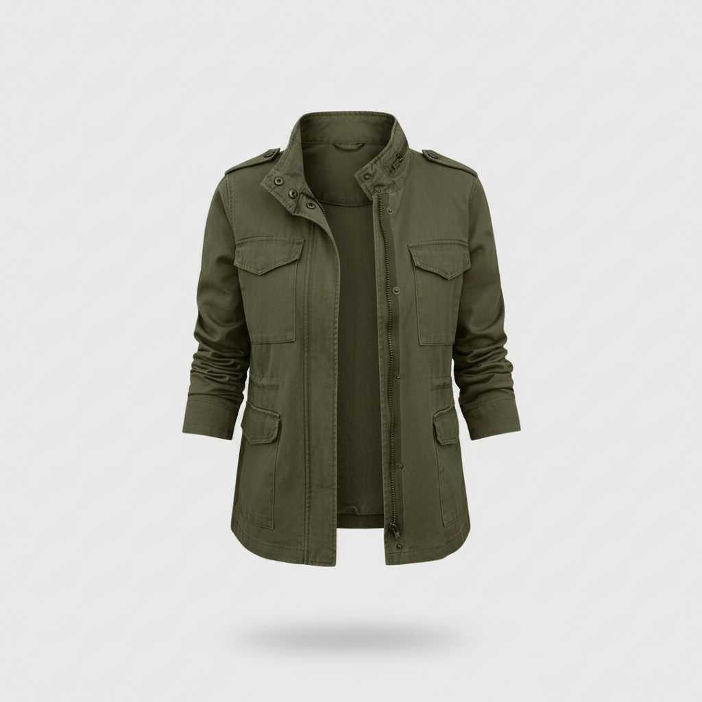 Giacca Moderna Donna | Giacca con Cerniera Casual Elegante