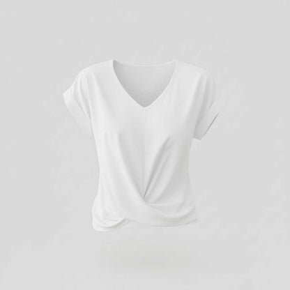 Top Elegante a Maniche Corte Donna | Moda Estiva Casual