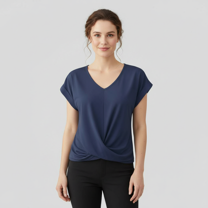 Top Elegante a Maniche Corte Donna | Moda Estiva Casual