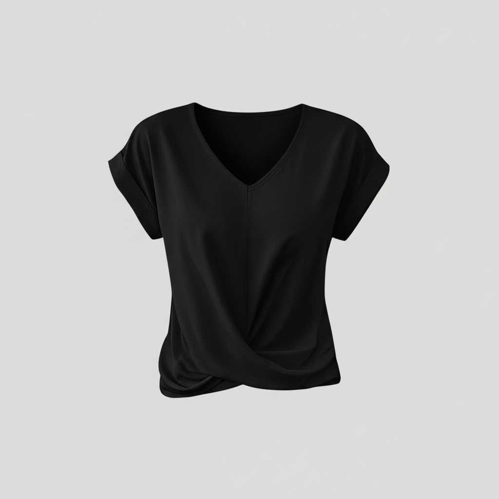 Top Elegante a Maniche Corte Donna | Moda Estiva Casual