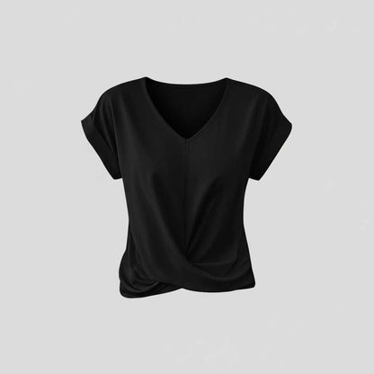 Top Elegante a Maniche Corte Donna | Moda Estiva Casual