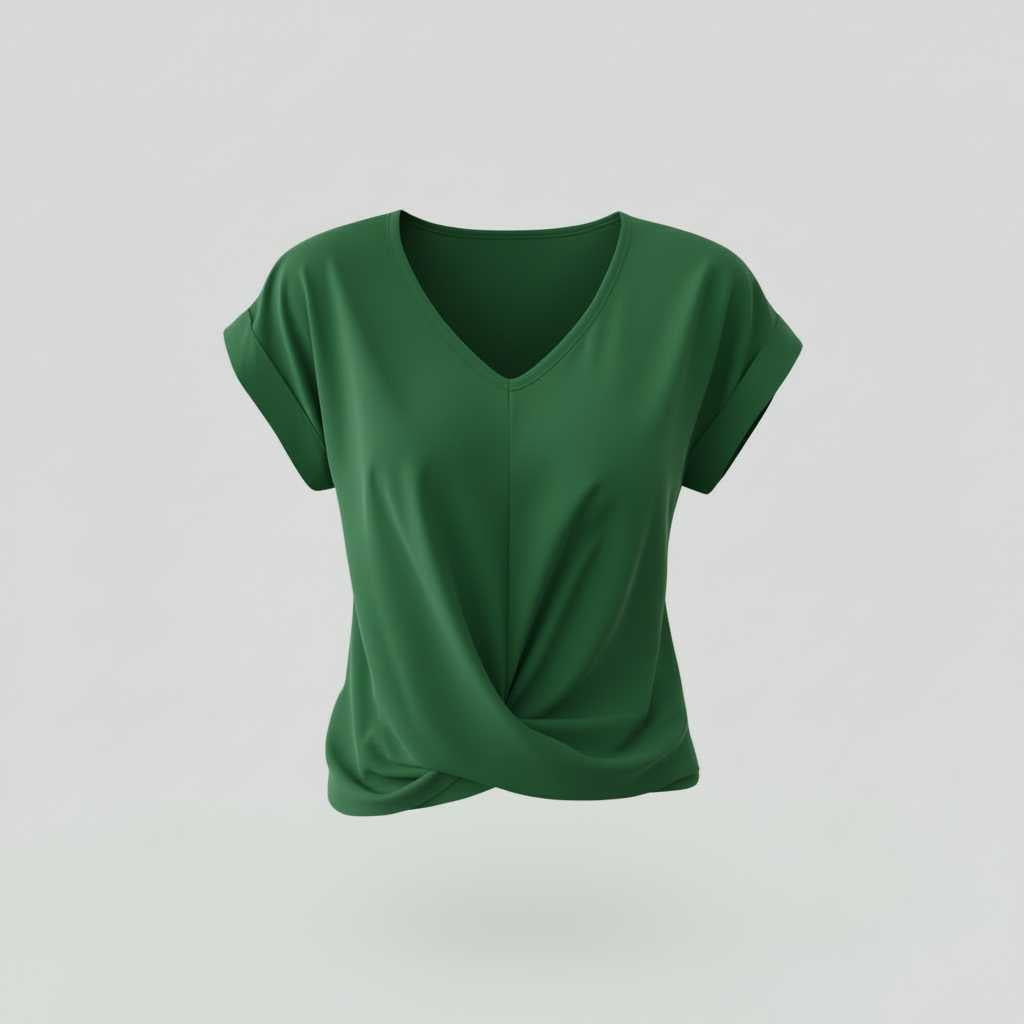 Top Elegante a Maniche Corte Donna | Moda Estiva Casual