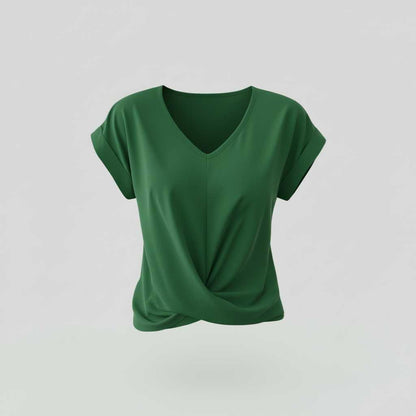 Top Elegante a Maniche Corte Donna | Moda Estiva Casual