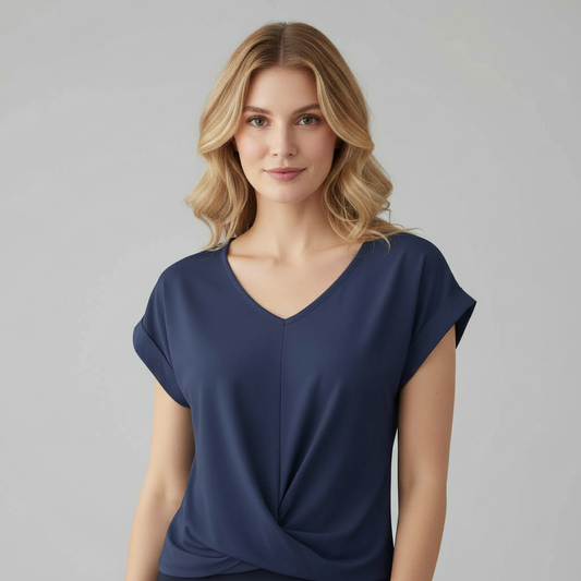 Top Elegante a Maniche Corte Donna | Moda Estiva Casual