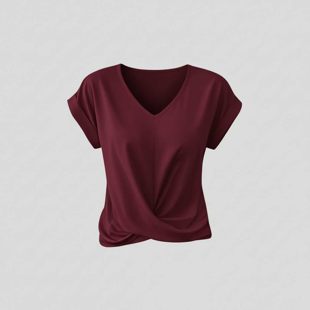Top Elegante a Maniche Corte Donna | Moda Estiva Casual