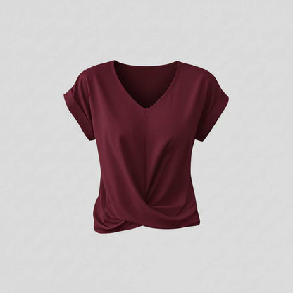 Top Elegante a Maniche Corte Donna | Moda Estiva Casual