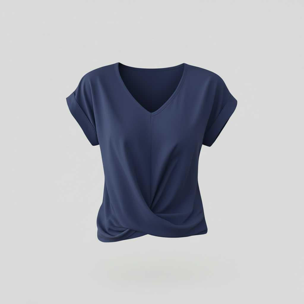 Top Elegante a Maniche Corte Donna | Moda Estiva Casual