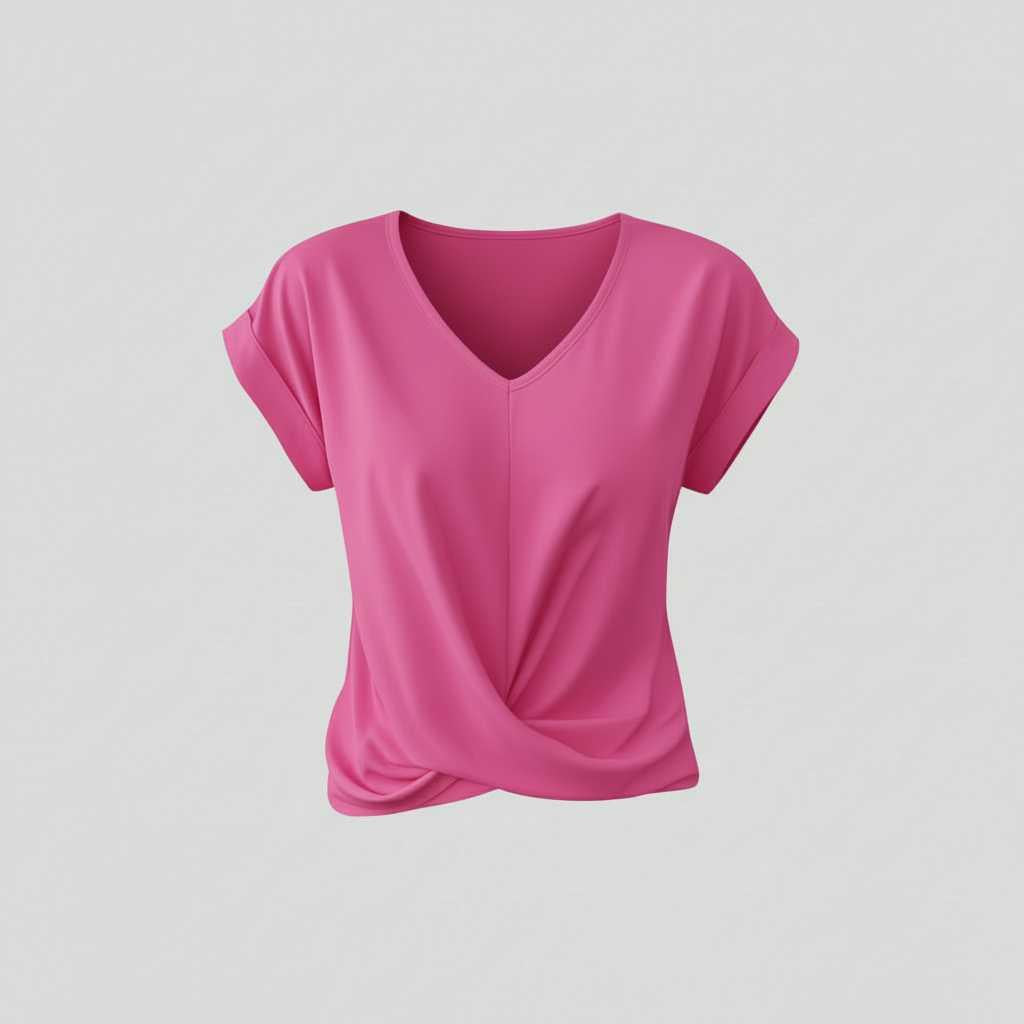 Top Elegante a Maniche Corte Donna | Moda Estiva Casual