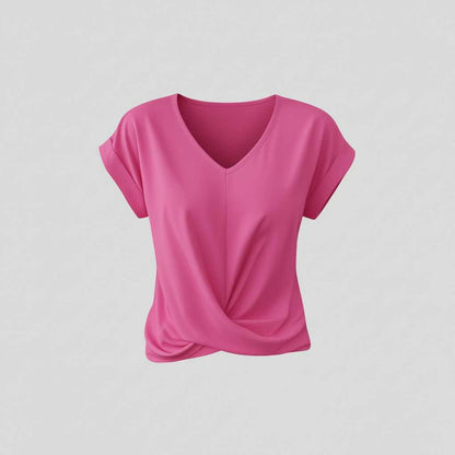 Top Elegante a Maniche Corte Donna | Moda Estiva Casual
